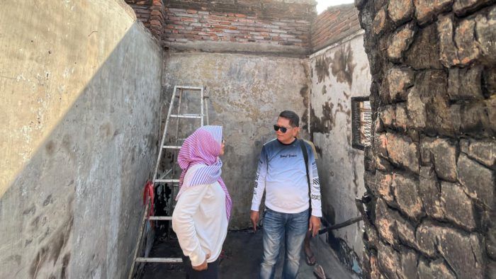 NasDem Kota Malang Peduli, Bantu Siswa SMP Korban Kebakaran di Ciptomulyo