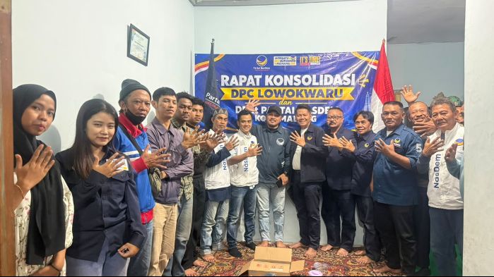 NasDem Kota Malang Perkuat Struktur DPRT Lowokwaru lewat Konsolidasi