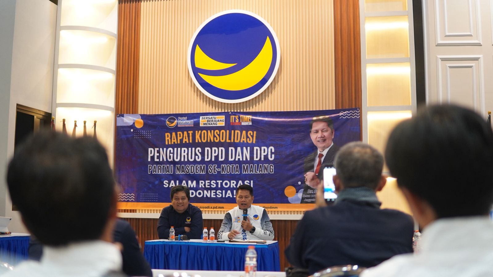 Rapat Konsolidasi Pengurus DPD dan DPC Partai NasDem Se - Kota Malang dalam rangka persiapan Dalam Rangka Rakerda & Pendidikan Politik